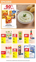 Prix et réduction Purée de pommes de terre dans le prospectus Carrefour en cours Offre Purée de pommes de terre dans le catalogue Carrefour du moment à la page 48