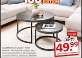 Aktuelle Wohnzimmertisch Angebote bei Segmüller in Mannheim Aktuelles Couchtisch-Set Spiro Angebot bei Segmüller in Mannheim ab 49,99 €