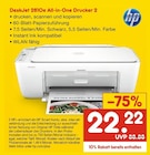 DeskJet 2810e All-in-One Drucker 2 bei Netto Marken-Discount im Frankfurt Prospekt für 22,22 €