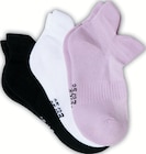 Lot de 3 paires de chaussettes invisibles - Gémo en promo chez Intermarché Hyper Dijon à 3,99 €