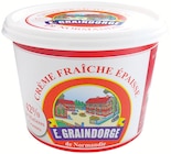 Crème fraîche épaisse de Normandie - E. GRAINDORGE dans le catalogue Intermarché Hyper