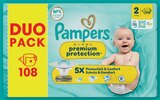 Couches premium protection duopack - PAMPERS en promo chez Super U Livry-Gargan à 18,00 €