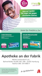 mea - meine apotheke Prospekt für Hamburg: "Unsere Juni-Angebote", 4 Seiten, 01.06.2025 - 30.06.2025