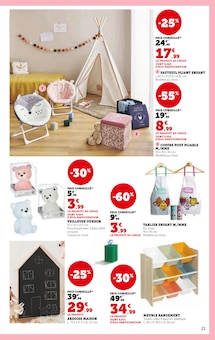 Promo Pouf dans le catalogue Hyper U du moment à la page 21