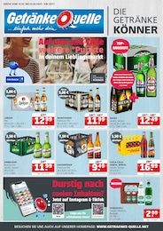 Getränkemarkt Prospekt von Getränke Quelle Weydringer Grünenplan Getränke Quelle Weydringer Prospekt: "...einfach mehr drin", 4 Seiten, 12.05.2025 - 24.05.2025