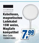 Kabelloses, magnetisches Ladekabel Angebote von Vivanco bei expert Hamm für 7,99 €