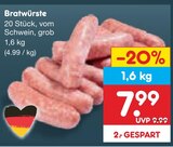 Bratwürste Angebote bei Netto Marken-Discount Hildesheim für 7,99 €