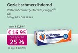Schmerzgel forte 23,2 mg/g im Angebot bei mea - meine apotheke in Frankfurt Schmerzgel forte 23,2 mg/g Angebote von Voltaren bei mea - meine apotheke Frankfurt für 17,35 €
