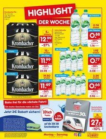 Krombacher im aktuellen Netto Marken-Discount Prospekt (Lörrach) Krombacher im Netto Marken-Discount Prospekt "Aktuelle Angebote" mit 75 Seiten (Lörrach)