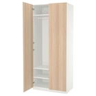 Kleiderschrank weiß/Eicheneff wlas 100x60x236 cm Angebote von PAX / FORSAND bei IKEA Pirna für 240,00 €
