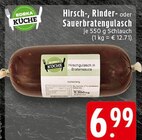 Hirschgulasch in Bratensauce Angebote von EDEKA Küche bei EDEKA Dormagen für 6,99 €