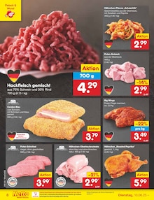 Hackfleisch im aktuellen Netto Marken-Discount Prospekt (Karlsruhe) Hackfleisch im Netto Marken-Discount Prospekt "Aktuelle Angebote" mit 63 Seiten (Karlsruhe)