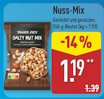 Salty Nut Mix von Trader Joe's für 1,19 € bei ALDI Nord im Angebot Salty Nut Mix von Trader Joe's im aktuellen ALDI Nord Prospekt