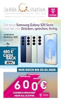 lahde Station Prospekt Die neue Samsung Galaxy S25 Serie jetzt bei uns: Drücken, sprechen, fertig. mit  Seiten in Minden und Umgebung