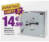Armoire à pharmacie - Bazarland à Évreux Armoire à pharmacie en promo chez Bazarland Évreux à 14,99 €