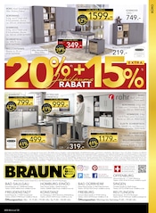 Schreibtisch im BRAUN Möbel-Center Prospekt in Konstanz Aktueller BRAUN Möbel-Center Prospekt mit Schreibtisch, "Jubiläumsmonat", Seite 20