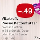 Aktuelles Poésie Katzenfutter Angebot bei Akzenta in Wuppertal ab 0,49 €