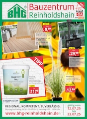 Aktueller Bauzentrum Reinholdshain Baumarkt Prospekt in Kreischa und Umgebung, "Regional. Kompetent. Zuverlässig." mit 8 Seiten, 12.07.2025 - 23.07.2025