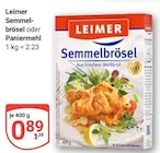 Semmelbrösel Angebote von Leimer bei GLOBUS Salzgitter für 0,89 €