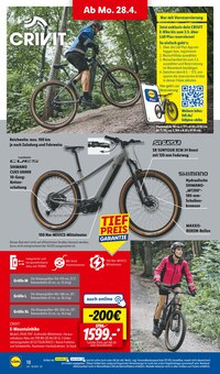 Fahrrad im aktuellen Lidl Prospekt (Hannover) Fahrrad im Lidl Prospekt "LIDL LOHNT SICH" mit 61 Seiten (Hannover)