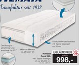 Matratze Royal XXL Angebote von Hemafa bei Möbel Inhofer Memmingen für 998,00 €