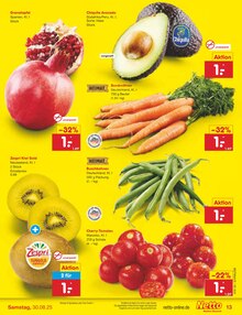 Obst im Netto Marken-Discount Prospekt "Aktuelle Angebote" mit 65 Seiten (München)