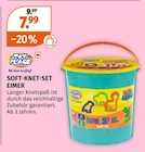 SOFT-KNET-SET EIMER im Müller Prospekt SOFT-KNET-SET EIMER von TOY PLACE im aktuellen Müller Prospekt für 7,99 €