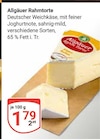 Allgäuer Rahmtorte im Angebot bei GLOBUS in Oberhausen Allgäuer Rahmtorte Angebote bei GLOBUS Oberhausen für 1,79 €