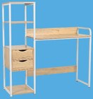 Bureau 2 tiroirs/1 colonne - Hyper U à Montbéliard Bureau 2 tiroirs/1 colonne en promo chez Hyper U Montbéliard à 79,00 €
