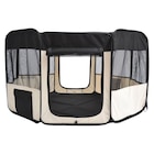 PawHut Welpenauslauf schwarz Polyester im POCO Prospekt PawHut Welpenauslauf schwarz Polyester von im aktuellen POCO Prospekt für 32,99 €