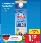 Aktuelles Weide Milch Angebot bei Netto Marken-Discount in Oldenburg ab 1,19 €