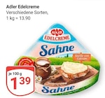 Edelcreme Angebote von Adler bei GLOBUS Saarlouis für 1,39 €
