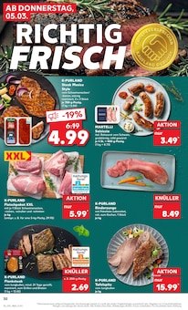 Steak im Kaufland Prospekt "Aktuelle Angebote" mit 60 Seiten (Regensburg)