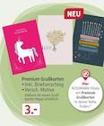 Premium Grußkarten für 3,00 € bei Rossmann im Angebot Premium Grußkarten im aktuellen Rossmann Prospekt