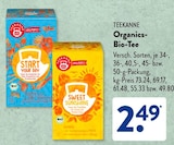 Organics-Bio-Tee Angebote von TEEKANNE bei ALDI SÜD Neunkirchen für 2,49 €