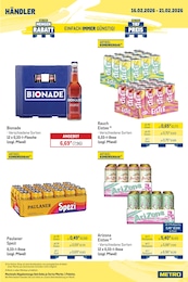 Paulaner spezi im METRO Prospekt "Wochenengebote Händler + Gewinnspiel + Monats Mix" auf Seite 3