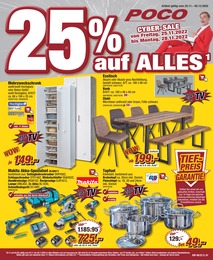 POCO Prospekt für Neubrandenburg mit 24 Seiten POCO Prospekt für Neubrandenburg: "25% AUF ALLES!", 24 Seiten, 25.11.2022 - 02.12.2022