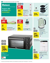 Promos Vaisselle Jetable dans le catalogue "Carrefour" de Carrefour à la page 54