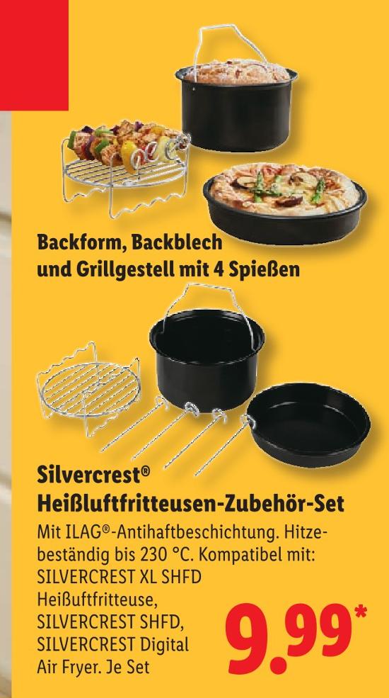 Heißluftfritteusen-Zubehör-Set
