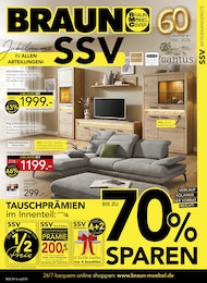 Aktueller BRAUN Möbel-Center Prospekt, "JUBILÄUMS SSV", mit Angeboten der Woche, gültig von 27.06.2026 bis 27.06.2026