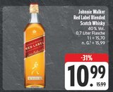 Red Label Blended Scotch Whisky im Angebot bei EDEKA in Coburg Red Label Blended Scotch Whisky Angebote von Johnnie Walker bei EDEKA Coburg für 10,99 €