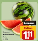 Wassermelone im REWE Prospekt Wassermelone von kernarm im aktuellen REWE Prospekt für 1,11 €