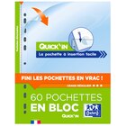 Bloc de 60 pochettes perforées Eaz'in - OXFORD dans le catalogue Carrefour