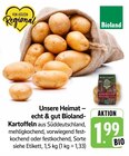 Aktuelles Unsere Heimat – echt & gut Bioland-Kartoffeln Angebot bei E center in Darmstadt ab 1,99 €
