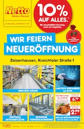 Netto Marken-Discount Prospekt für Zaisenhausen: Neueröffnung - 10% auf ALLES, 6 Seiten, 15.09.2026 - 19.09.2026