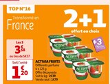 Promo ACTIVIA FRUITS à 3,58 € dans le catalogue Auchan Supermarché à Tours