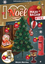 Prospectus Bazar & Déstockage Maxi Bazar en cours à Vigneux-sur-Seine et alentours, "I love Noël", 20 pages, 05/11/2025 - 07/12/2025 Catalogue Bazar & Déstockage Maxi Bazar en cours à Vigneux-sur-Seine et alentours, "I love Noël", 20 pages, 05/11/2025 - 07/12/2025