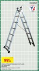 Échelle transformable en 2 plans - 2x7 marches - ESCALUX en promo chez Intermarché Super Montpellier à 99,90 €