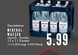 Aktuelles Mineralwasser Angebot bei E center in Gelsenkirchen ab 5,99 €