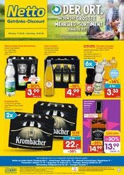 Aktueller Netto Marken-Discount Prospekt mit Bier, "DER ORT, AN DEM DU IMMER AUSGEZEICHNETE PREISE FINDEST.", Seite 1